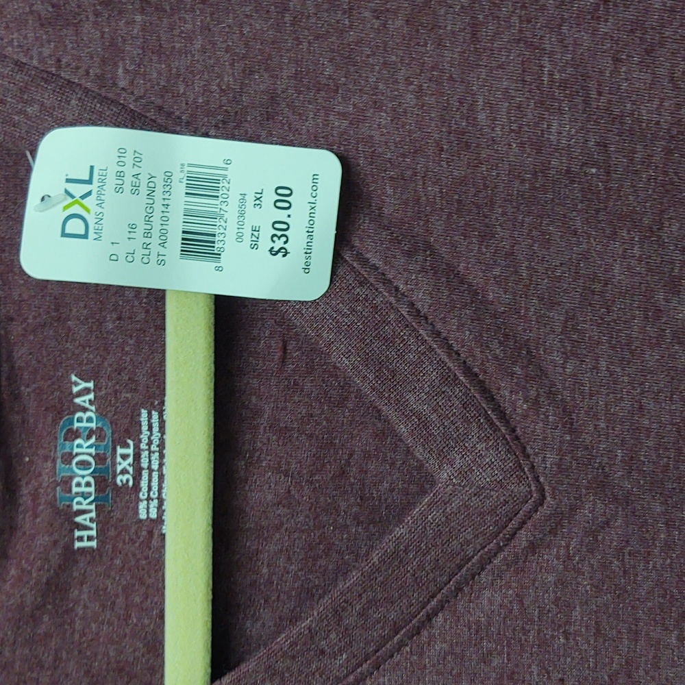 Harbor Bay~Men’s Short Sleeve Tee~3XL~NWT - Picture 3 of 6